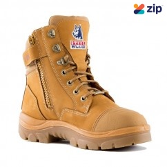 Steel Blue 512719 - Southern Cross Zip Scuff Cap Ladies Wheat Boots